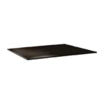 Plateau de table rectangulaire Topalit wengé 120x80cm
