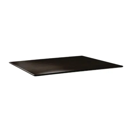 Plateau de table rectangulaire Topalit wengé 120x80cm