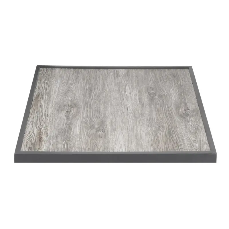 Plateau de table verre trempé Bolero effet grain de bois Plateau de table verre trempé Bolero effet grain de bois