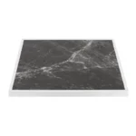 Plateau de table verre trempé Bolero effet granit foncé