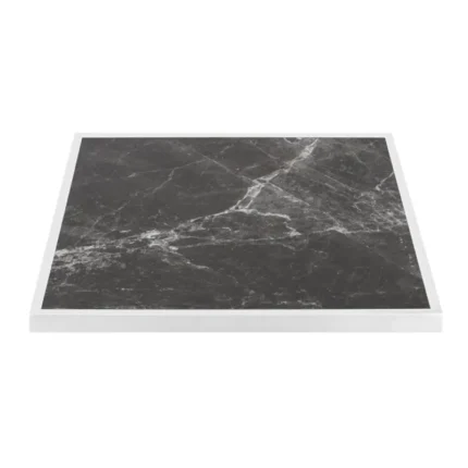 Plateau de table verre trempé Bolero effet granit foncé