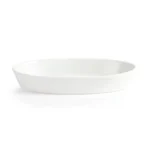 Plats à sole ovales Olympia Whiteware 195 x 110 mm en porcelaine blanche, lot de 6
