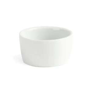 Pots à beurre Olympia Whiteware 62 mm en porcelaine blanche, lot de 12