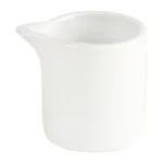Pots à lait et crème Olympia Whiteware 57 ml en porcelaine blanche à bords droits, lot de 6