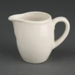 Pots à lait Olympia Ivory U143 de 90 ml en grès vitrifié ivoire