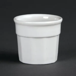 Pots à sauce Olympia Whiteware 38 ml en porcelaine blanche, lot de 12