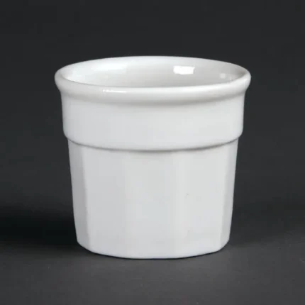 Pots à sauce Olympia Whiteware 38 ml en porcelaine blanche, lot de 12