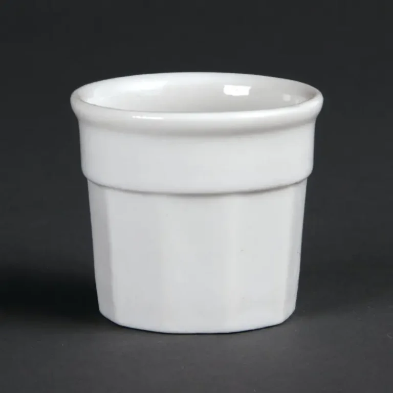 Pots à sauce Olympia Whiteware 38 ml en porcelaine blanche, lot de 12