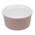 Ramequins de couleur Olympia gris 90 mm de 145 ml en grès, lot de 12