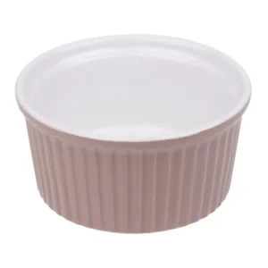 Ramequins de couleur Olympia gris 90 mm de 145 ml en grès, lot de 12