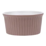 Ramequins de couleur Olympia gris 90 mm de 145 ml en grès, lot de 12