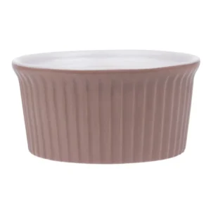Ramequins de couleur Olympia gris 90 mm de 145 ml en grès, lot de 12