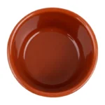 Ramequins méditerranéens rustiques Olympia 77 mm en grès coloris terre cuite, lot de 6