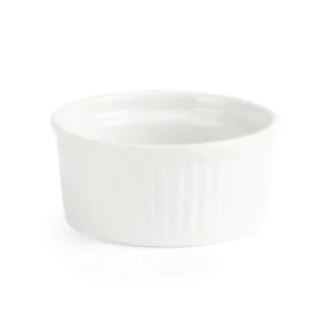 Ramequin Olympia Whiteware W414 de profil, diamètre 80 mm