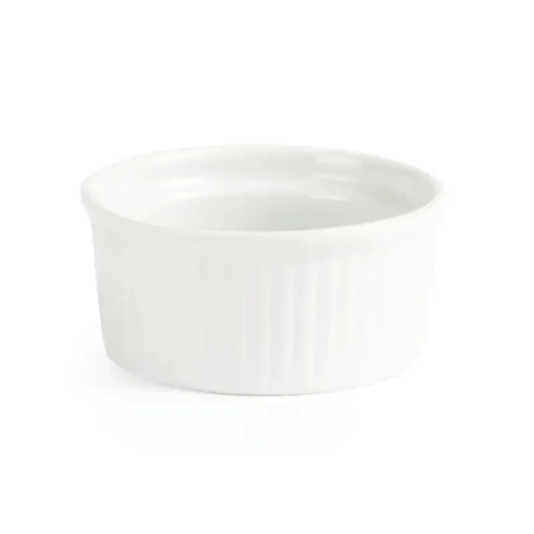 Ramequin Olympia Whiteware W414 de profil, diamètre 80 mm