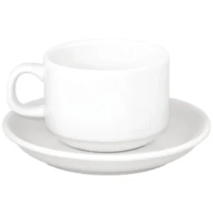 Ensemble tasses et soucoupes empilables Olympia Athena