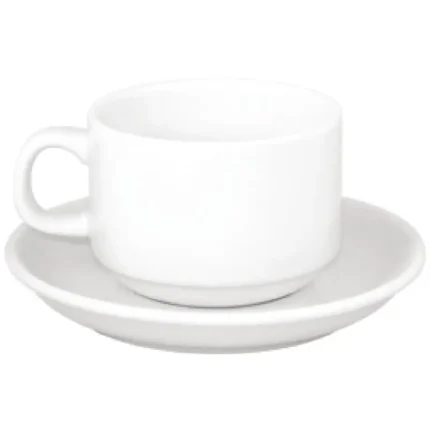 Ensemble tasses et soucoupes empilables Olympia Athena