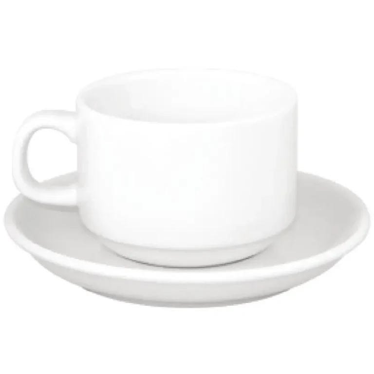 Ensemble tasses et soucoupes empilables Olympia Athena