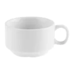 Tasses à espresso empilables Olympia Whiteware CB471 de 85 ml