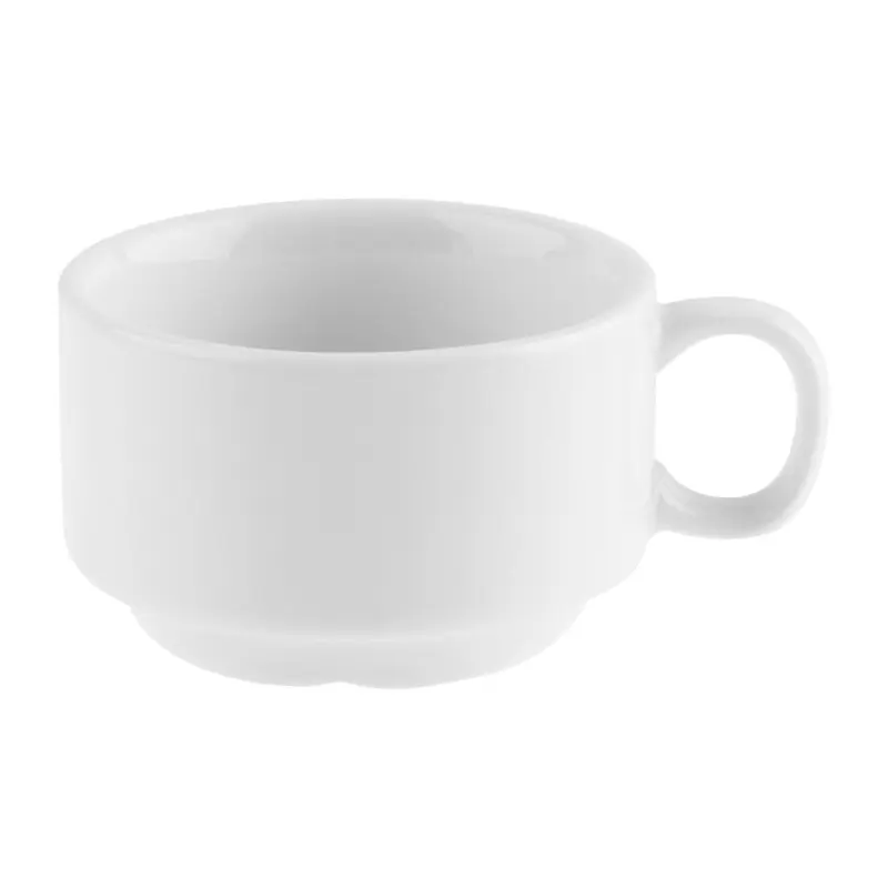 Tasses à espresso empilables Olympia Whiteware CB471 de 85 ml Tasses à espresso empilables Olympia Whiteware CB471 de 85 ml