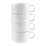 Tasse à espresso empilable Whiteware CB471 vue de profil