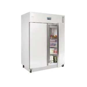 Armoire réfrigérée Polar U634 porte ouverte avec produits