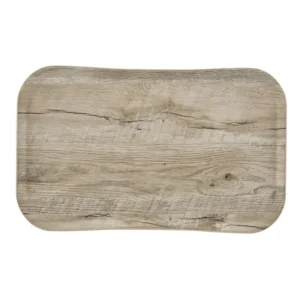 Plateau rectangulaire Cambro Century aspect bois chu00eane clair
