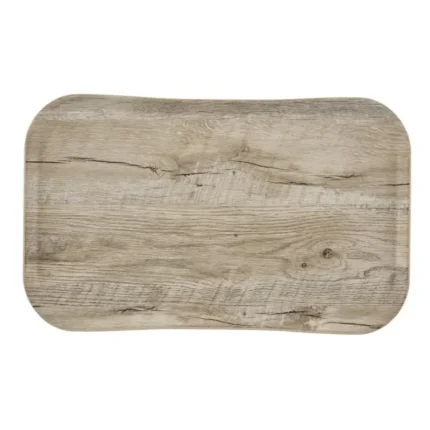 Plateau rectangulaire Cambro Century aspect bois chu00eane clair