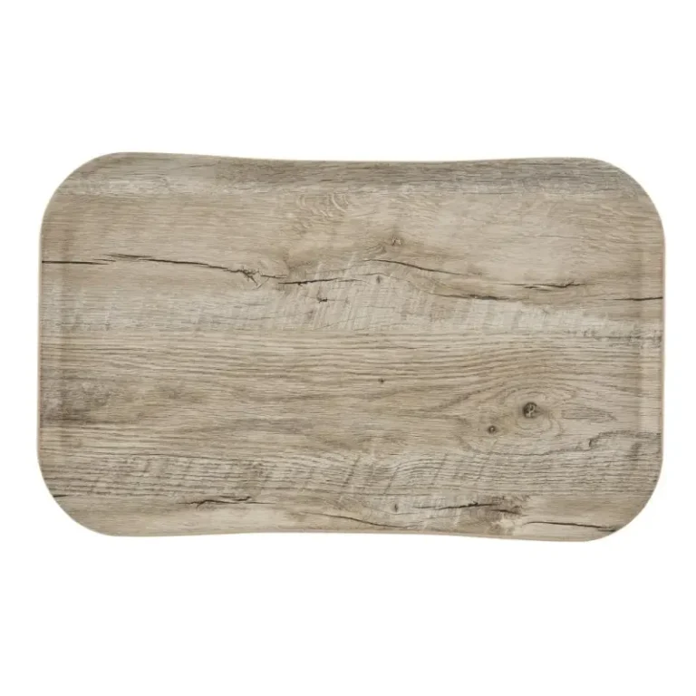Plateau rectangulaire Cambro Century aspect bois chu00eane clair