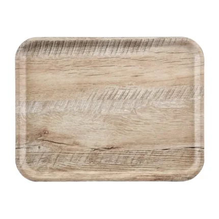 Plateau stratifiu00e9 Cambro Madeira chu00eane clair 430mm
