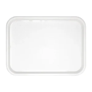 Plateau fast-food Olympia Kristallon blanc 353x275mm