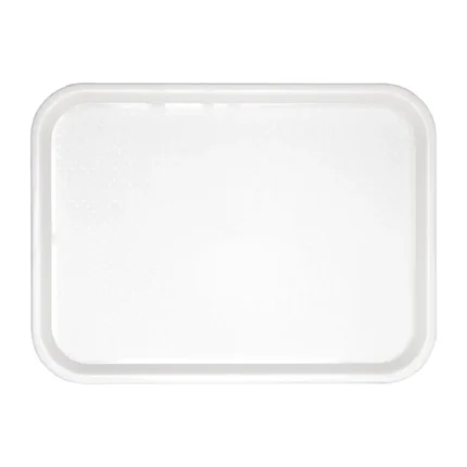 Plateau fast-food Olympia Kristallon blanc 353x275mm