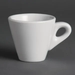 Tasses à espresso coniques Olympia Whiteware 60 ml