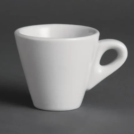 Tasses à espresso coniques Olympia Whiteware 60 ml