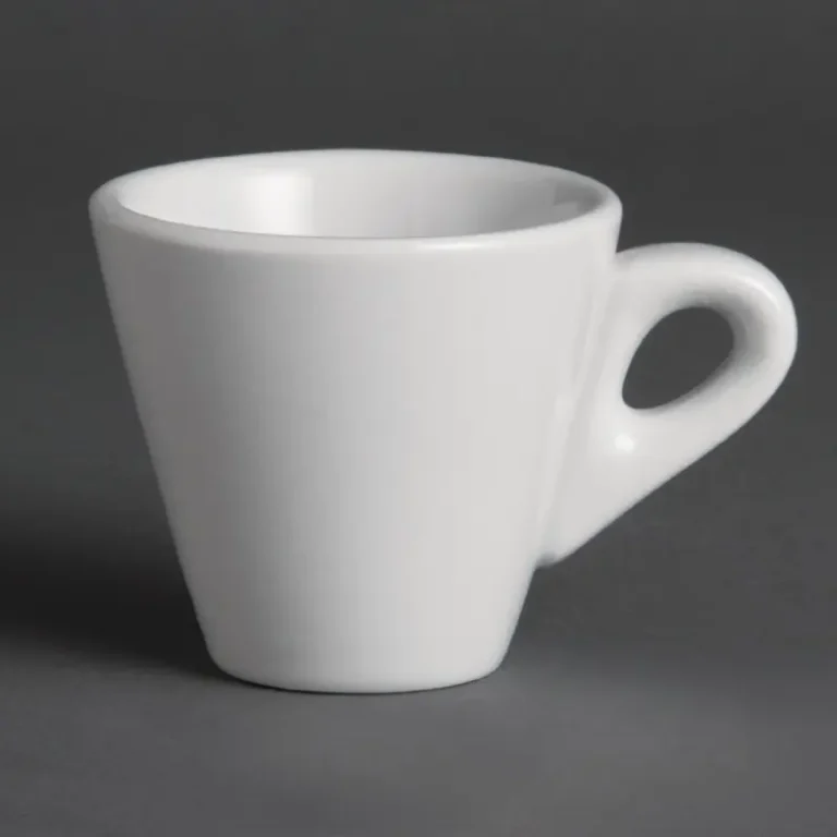 Tasses à espresso coniques Olympia Whiteware 60 ml