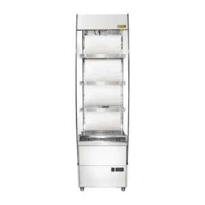 Vitrine libre-service chauffante Buffalo 220 L façade ouverte