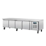 Soubassement réfrigéré positif Polar Série U 4 portes 420L inox