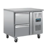 Table réfrigérée positive Polar Série U 2 tiroirs GN 1/1 inox