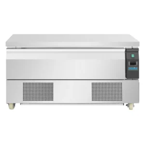 Soubassement double réfrigération Polar Série U tiroir 3 bacs GN