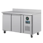 Table réfrigérée négative Polar Série U 282L avec dosseret inox