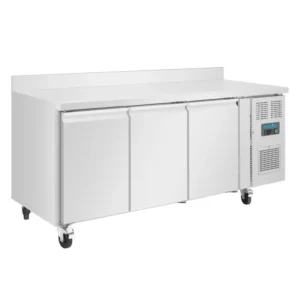 Table réfrigérée négative Polar Série U 417L avec dosseret inox