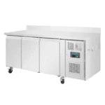 Table réfrigérée négative Polar Série U 417L avec dosseret inox