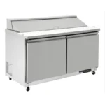 Comptoir de préparation réfrigéré Polar Série U 527L 16 bacs GN