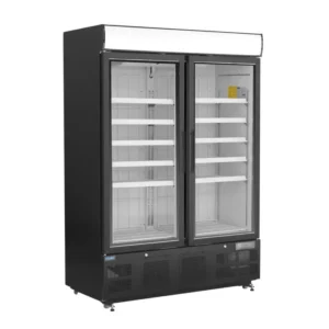 Vitrine réfrigérée négative Polar Série G 920L noire