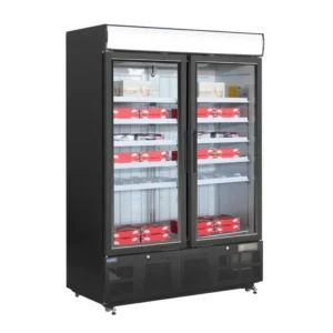 Vitrine réfrigérée négative Polar Série G 920L noire