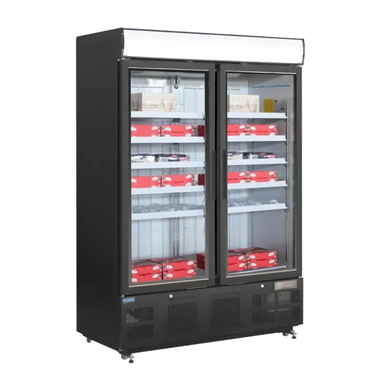 Vitrine réfrigérée négative Polar Série G 920L noire