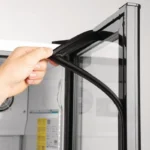 Charnières réversibles de la porte double vitrage du refroidisseur Slimline