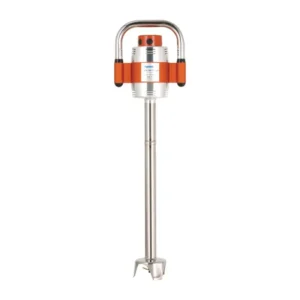Mixeur plongeant professionnel Dynamic SMX 700 Turbo, pied inox de 600 mm et corps orange, vue d’ensemble