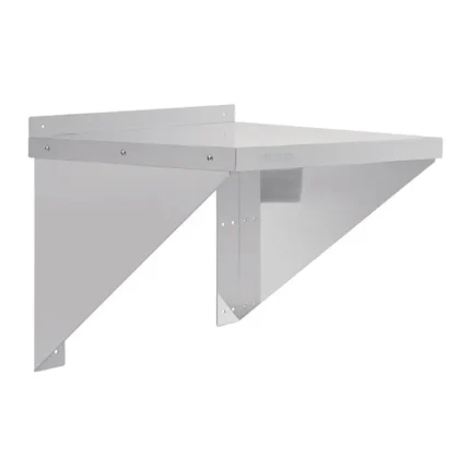Étagère murale inox Vogue pour micro-ondes 560 x 460 mm