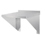 Étagère murale inox Vogue pour micro-ondes 560 x 460 mm – vue 2